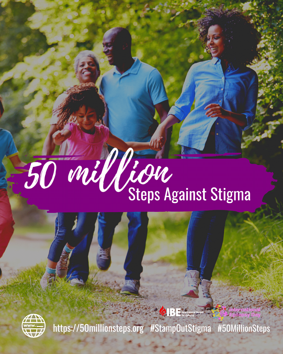 50 million steps - african american family